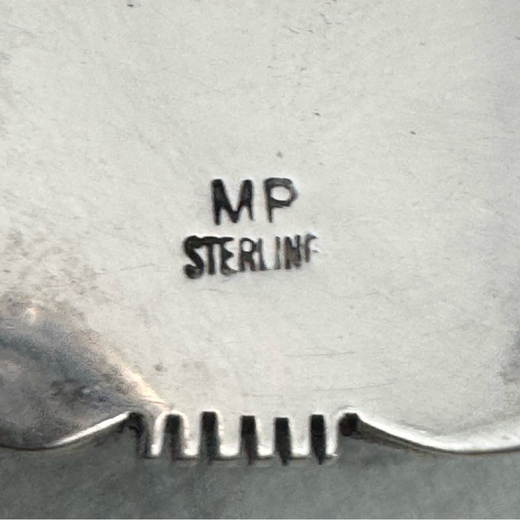 Maria Platero (Navajo) Sterling Silver Turquoise Post Earrings - Picture 11 of 16